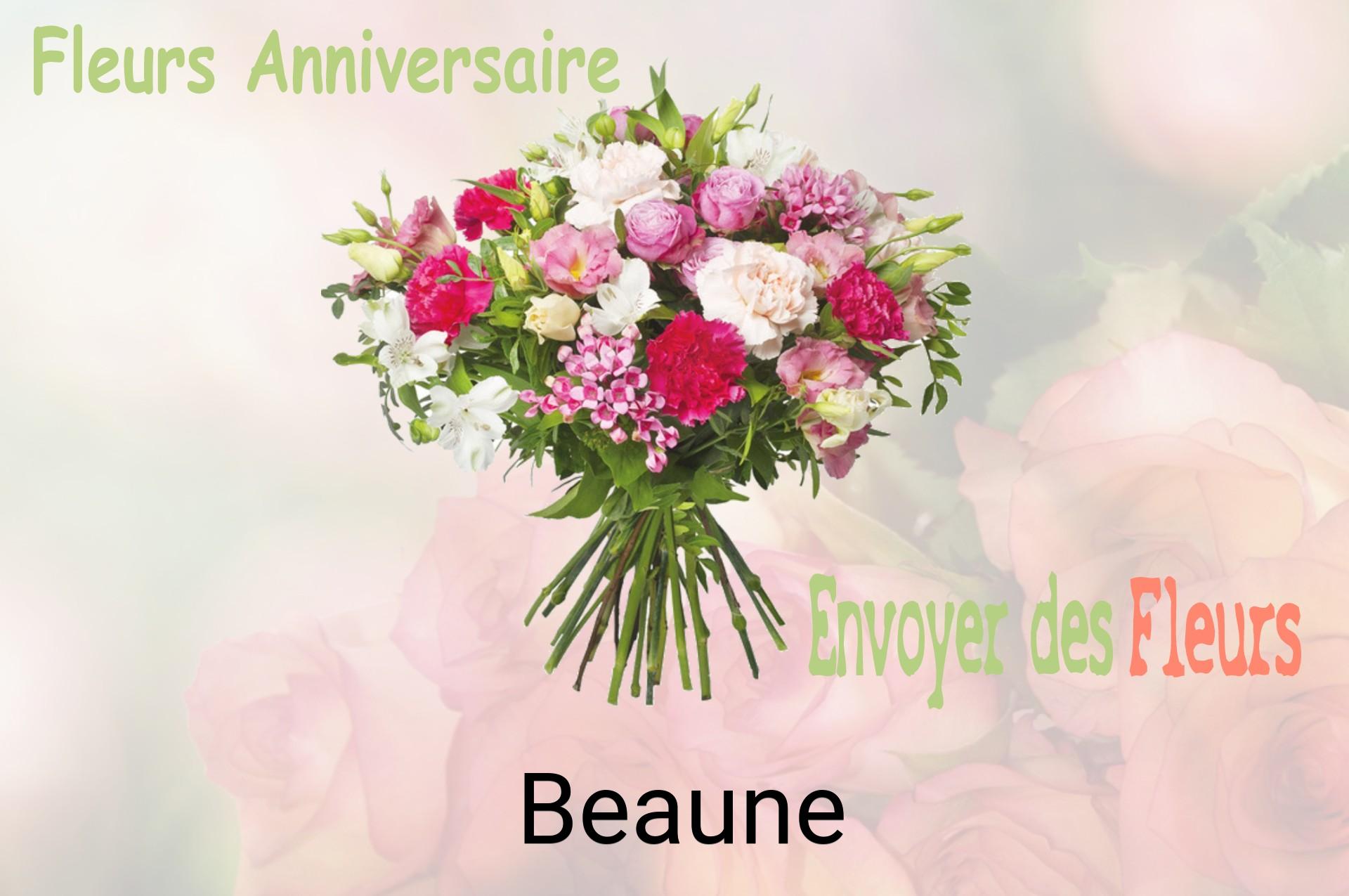 Bouquet de fleurs d’anniversaire livré à Beaune