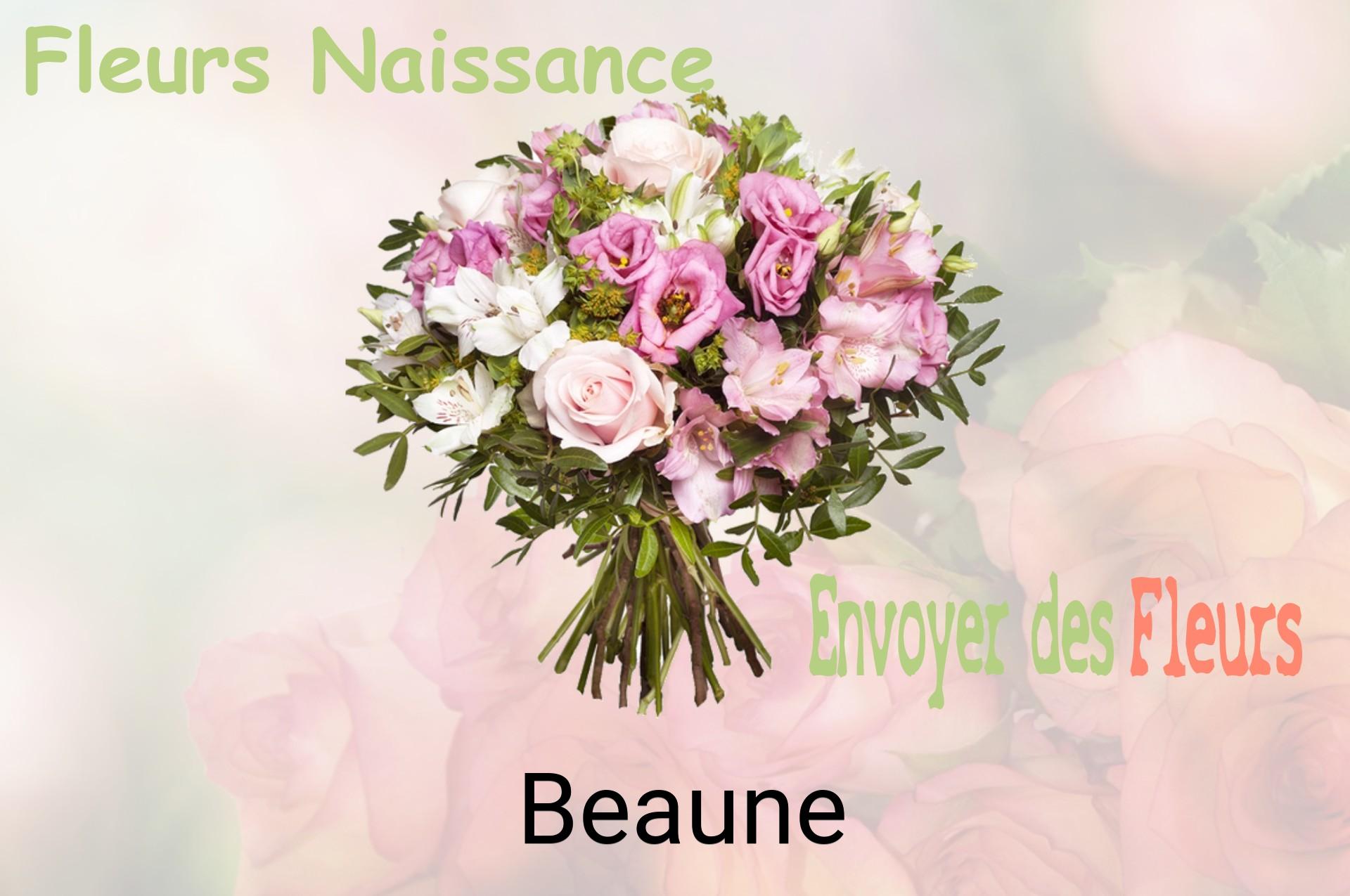 Bouquet de fleurs de naissance livré à Beaune